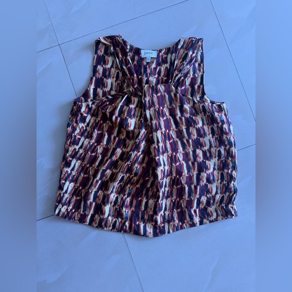 Joie Women's Yellow Silk Malta Halter Blouse Top Size L $198 Lightweight Gold - Picture 9 of 15